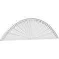 thumbnail image 1 of Ekena Millwork 76"W x 20"H x 2"P Segment Arch Sunburst Architectural Grade PVC Pediment, 1 of 7