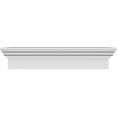 thumbnail image 1 of Ekena Millwork 79" Bottom Width x 85 1/4" Top Width x 9"H x 1"P Traditional Crosshead, 1 of 24