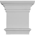 thumbnail image 1 of Ekena Millwork 8 1/4"W x 7 7/8"H Traditional Capital (Fits Pilasters up to 5 3/8"W x 3/4"D), 1 of 6