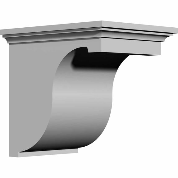 Ekena Millwork 8 7/8"W x 12"D x 12"H Legacy Bracket