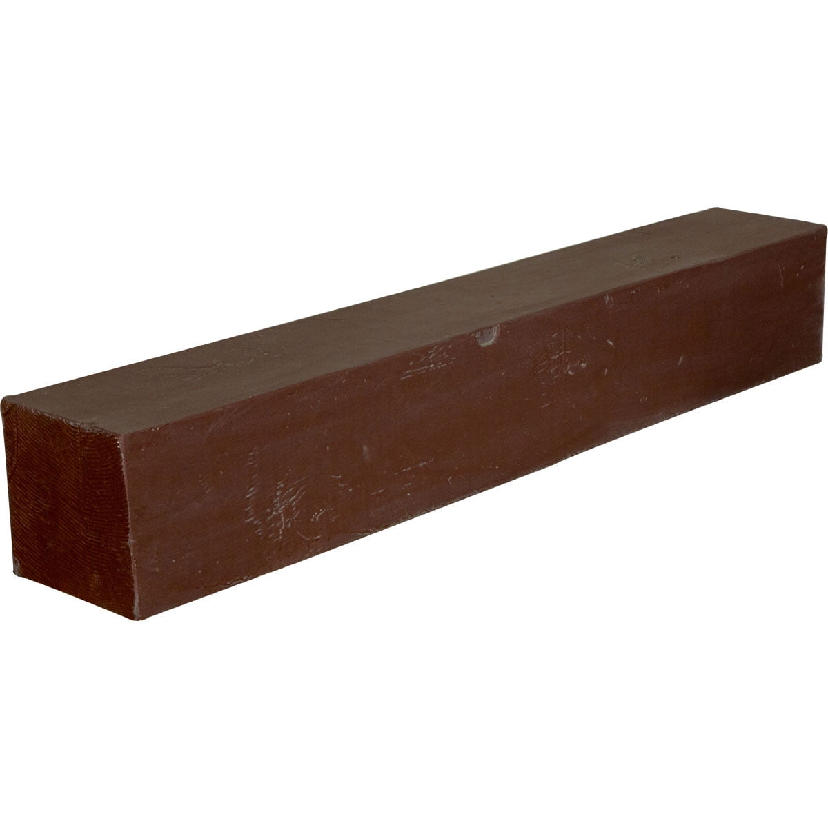 Ekena Millwork 8"H x 10"D x 60"W Knotty Pine Faux Wood Fireplace Mantel, Aged Pecan