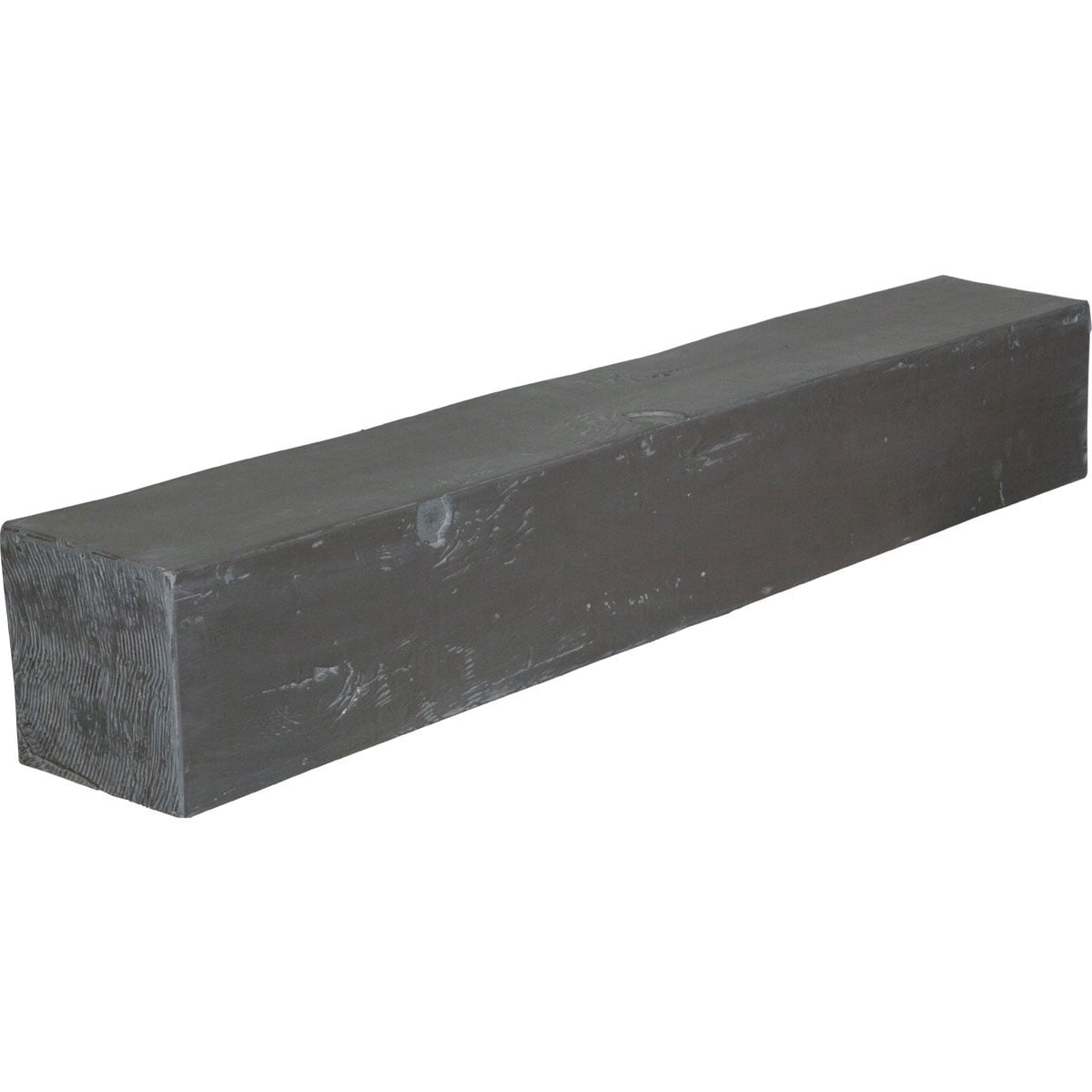 Ekena Millwork 8"H x 12"D x 36"W Knotty Pine Faux Wood Fireplace Mantel, Aged Cedar