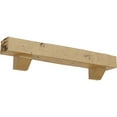 thumbnail image 1 of Ekena Millwork 8"H x 12"D x 48"W Knotty Pine Faux Wood Fireplace Mantel Kit with Ashford Corbels, Natural Pine, 1 of 10