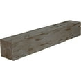thumbnail image 1 of Ekena Millwork 8"H x 12"D x 60"W Pecky Cypress Faux Wood Fireplace Mantel, Natural Honey Dew, 1 of 17