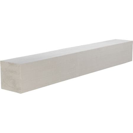 Ekena Millwork 8"H x 12"D x 72"W Rough Cedar Faux Wood Fireplace Mantel, Factory Prepped