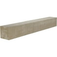 thumbnail image 1 of Ekena Millwork 8"H x 12"D x 72"W Rough Cedar Faux Wood Fireplace Mantel, White Washed, 1 of 8