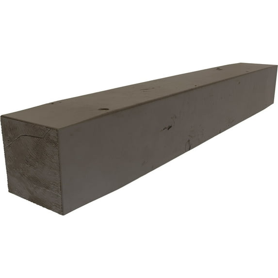 Ekena Millwork 8"H x 8"D x 48"W Knotty Pine Faux Wood Fireplace Mantel, Natural Honey Dew