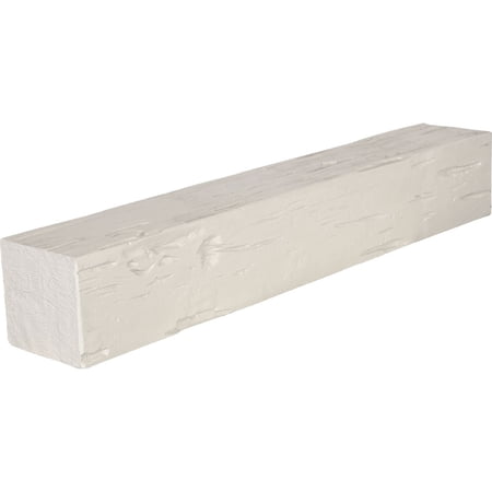 Ekena Millwork 8"H x 8"D x 60"W Pecky Cypress Faux Wood Fireplace Mantel, Factory Prepped