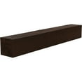 thumbnail image 1 of Ekena Millwork 8"H x 8"D x 72"W Rough Cedar Faux Wood Fireplace Mantel, Premium Hickory, 1 of 8