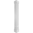thumbnail image 1 of Ekena Millwork 8"W x 10'H Craftsman Classic Square Non-Tapered Paramount Fretwork Column w/ Mission Capital & Mission Base, 1 of 8