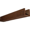 thumbnail image 1 of Ekena Millwork 8"W x 12"H x 24'L 3-Sided (U-beam) Riverwood Endurathane Faux Wood Ceiling Beam, Natural Pecan, 1 of 17