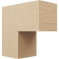 thumbnail image 1 of 8"W x 16"D x 16"H Classic Chapel Hill Rough Cedar Woodgrain TimberThane Corbel, Primed Tan, 1 of 6