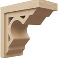 thumbnail image 1 of 8"W x 16"D x 16"H Classic Sheridan Rough Cedar Woodgrain TimberThane Corbel, Primed Tan, 1 of 6