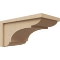 thumbnail image 1 of 8"W x 16"D x 8"H Wide Bryant Rough Cedar Woodgrain TimberThane Corbel, Primed Tan, 1 of 6