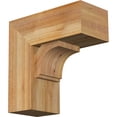 thumbnail image 1 of Ekena Millwork 8"W x 18"D x 18"H Imperial Block Rough Sawn Bracket w/ Offset Brace, Western Red Cedar, 1 of 25