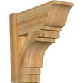 thumbnail image 1 of Ekena Millwork 8"W x 18"D x 18"H Merced Rough Sawn Traditional Outlooker, Western Red Cedar, 1 of 4