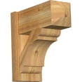 thumbnail image 1 of Ekena Millwork 8"W x 18"D x 18"H Olympic Rough Sawn Craftsman Outlooker, Western Red Cedar, 1 of 4