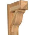 thumbnail image 1 of Ekena Millwork 8"W x 18"D x 22"H Funston Rough Sawn Arts and Crafts Outlooker, Western Red Cedar, 1 of 4