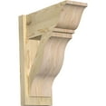 thumbnail image 1 of Ekena Millwork 8"W x 18"D x 22"H Funston Rough Sawn Traditional Outlooker, Douglas Fir, 1 of 4