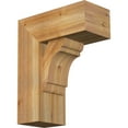 thumbnail image 1 of Ekena Millwork 8"W x 18"D x 22"H Olympic Block Rough Sawn Bracket w/ Offset Brace, Western Red Cedar, 1 of 25