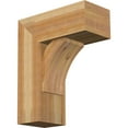 thumbnail image 1 of Ekena Millwork 8"W x 18"D x 22"H Thorton Block Rough Sawn Bracket w/ Offset Brace, Western Red Cedar, 1 of 25
