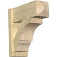 thumbnail image 1 of Ekena Millwork 8"W x 20"D x 20"H Balboa Rough Sawn Craftsman Outlooker, Douglas Fir, 1 of 4