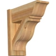 thumbnail image 1 of Ekena Millwork 8"W x 20"D x 20"H Funston Rough Sawn Traditional Outlooker, Western Red Cedar, 1 of 4