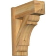 thumbnail image 1 of Ekena Millwork 8"W x 20"D x 24"H Olympic Rough Sawn Craftsman Outlooker, Western Red Cedar, 1 of 4