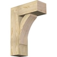 thumbnail image 1 of Ekena Millwork 8"W x 20"D x 28"H Thorton Block Rough Sawn Bracket w/ Offset Brace, Douglas Fir, 1 of 25