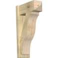 thumbnail image 1 of Ekena Millwork 8"W x 20"D x 32"H Funston Rough Sawn Arts and Crafts Outlooker, Douglas Fir, 1 of 4