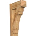 thumbnail image 1 of Ekena Millwork 8"W x 20"D x 32"H Olympic Rough Sawn Craftsman Outlooker, Western Red Cedar, 1 of 4
