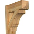 thumbnail image 1 of Ekena Millwork 8"W x 22"D x 22"H Balboa Rough Sawn Craftsman Outlooker, Western Red Cedar, 1 of 4