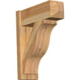 thumbnail image 1 of Ekena Millwork 8"W x 22"D x 26"H Funston Rough Sawn Craftsman Outlooker, Western Red Cedar, 1 of 4