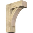 thumbnail image 1 of Ekena Millwork 8"W x 22"D x 30"H Thorton Block Rough Sawn Bracket w/ Offset Brace, Douglas Fir, 1 of 25