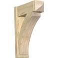 thumbnail image 1 of Ekena Millwork 8"W x 22"D x 30"H Thorton Rough Sawn Arts and Crafts Outlooker, Douglas Fir, 1 of 4