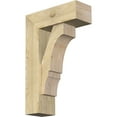 thumbnail image 1 of Ekena Millwork 8"W x 22"D x 34"H Balboa Block Rough Sawn Bracket w/ Offset Brace, Douglas Fir, 1 of 25