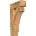 thumbnail image 1 of Ekena Millwork 8"W x 22"D x 34"H Imperial Rough Sawn Arts and Crafts Outlooker, Western Red Cedar, 1 of 4