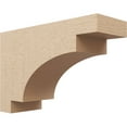 thumbnail image 1 of 8"W x 24"D x 16"H Classic Mediterranean Rough Cedar Woodgrain TimberThane Corbel, Primed Tan, 1 of 6