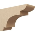 thumbnail image 1 of 8"W x 24"D x 16"H Classic New Brighton Rough Cedar Woodgrain TimberThane Corbel, Primed Tan, 1 of 6