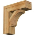 thumbnail image 1 of Ekena Millwork 8"W x 24"D x 24"H Imperial Block Rough Sawn Bracket w/ Offset Brace, Western Red Cedar, 1 of 25