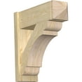 thumbnail image 1 of Ekena Millwork 8"W x 24"D x 24"H Olympic Rough Sawn Arts and Crafts Outlooker, Douglas Fir, 1 of 4