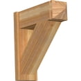 thumbnail image 1 of Ekena Millwork 8"W x 24"D x 24"H Traditional Rough Sawn Arts and Crafts Outlooker, Western Red Cedar, 1 of 4