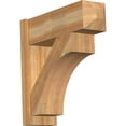 thumbnail image 1 of Ekena Millwork 8"W x 24"D x 24"H Westlake Rough Sawn Craftsman Outlooker, Western Red Cedar, 1 of 4