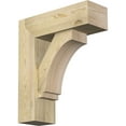 thumbnail image 1 of Ekena Millwork 8"W x 24"D x 28"H Imperial Block Rough Sawn Bracket w/ Offset Brace, Douglas Fir, 1 of 25