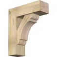 thumbnail image 1 of Ekena Millwork 8"W x 24"D x 28"H Olympic Block Rough Sawn Bracket w/ Offset Brace, Douglas Fir, 1 of 25