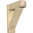 thumbnail image 1 of Ekena Millwork 8"W x 24"D x 28"H Traditional Rough Sawn Craftsman Outlooker, Douglas Fir, 1 of 4