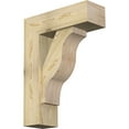 thumbnail image 1 of Ekena Millwork 8"W x 24"D x 32"H Funston Block Rough Sawn Bracket w/ Offset Brace, Douglas Fir, 1 of 25