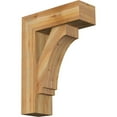 thumbnail image 1 of Ekena Millwork 8"W x 24"D x 32"H Imperial Block Rough Sawn Bracket w/ Offset Brace, Western Red Cedar, 1 of 25