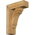 thumbnail image 1 of Ekena Millwork 8"W x 24"D x 32"H Olympic Block Rough Sawn Bracket w/ Offset Brace, Western Red Cedar, 1 of 25