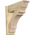 thumbnail image 1 of Ekena Millwork 8"W x 26"D x 26"H Merced Rough Sawn Traditional Outlooker, Douglas Fir, 1 of 4